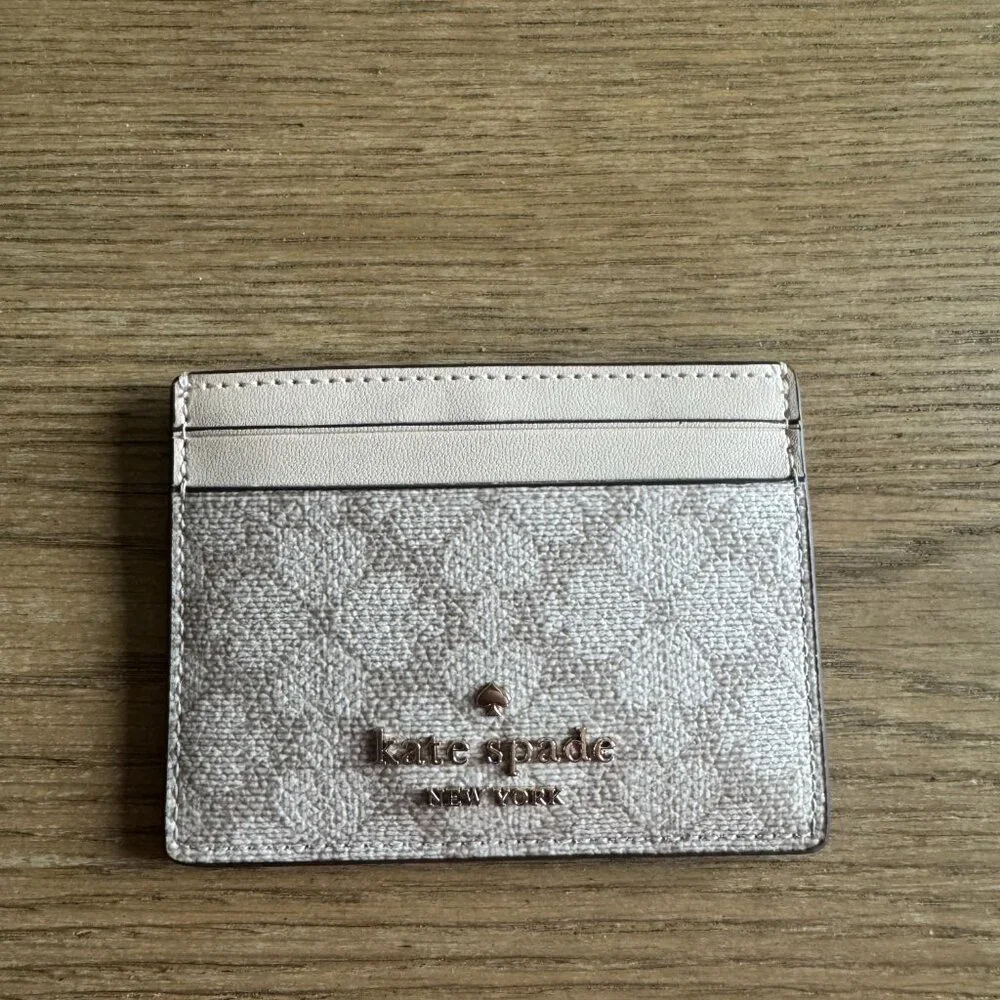 Kate Spade Flower Small Slim Card Holder